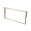 Plastic foundation frame