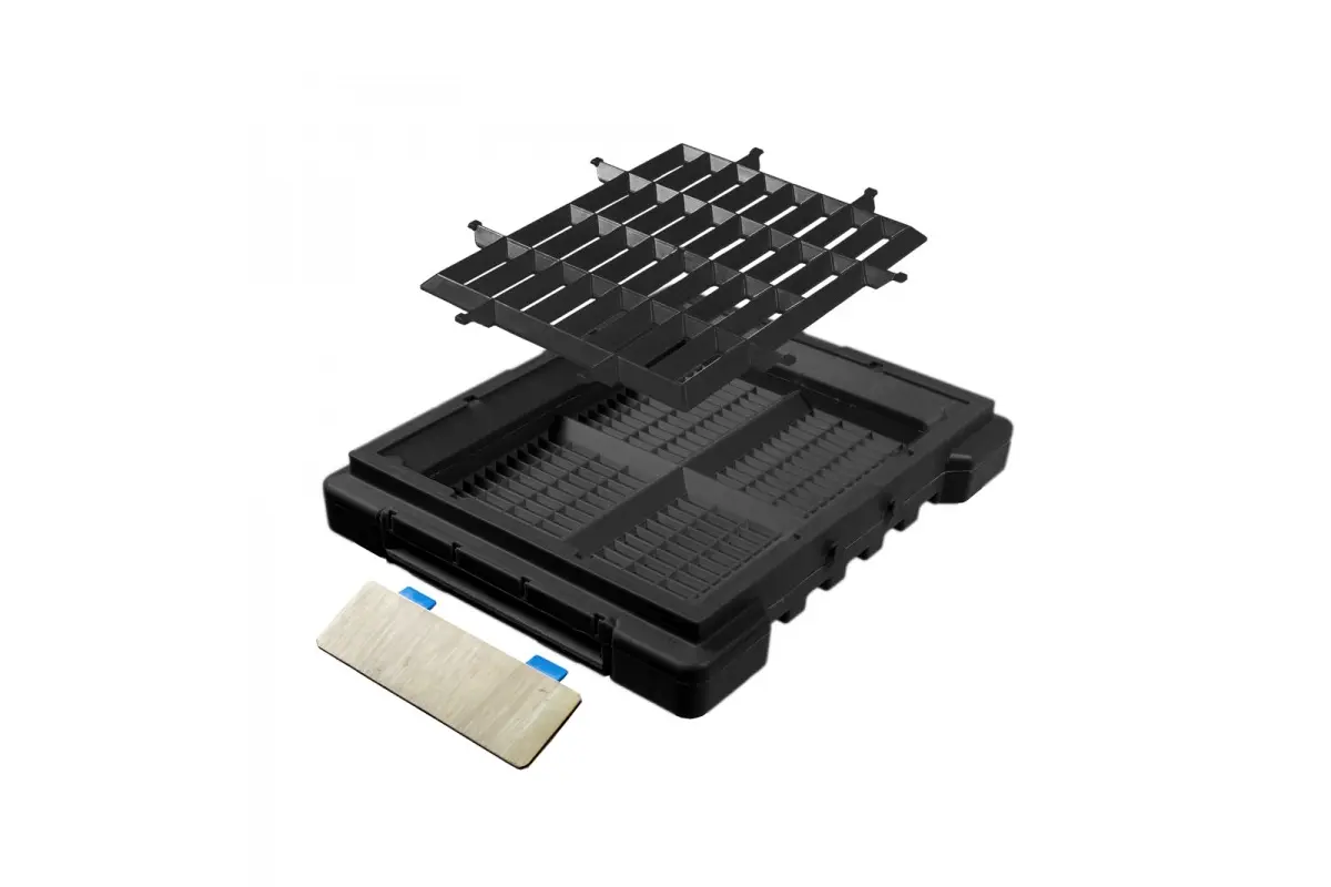 Black plastic screened bottom board